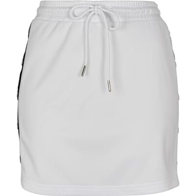 Urban Classics Damkjol för kvinnor spårkjol, Vit (Wht/Blk/Wht 00863), M Urban Classics Damkjol för kvinnor spårkjol, Vit (Wht/Blk/Wht 00863), M
