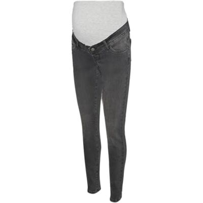 MAMALICIOUS MAMA.LICIOUS Mlmila Slim Dg Jeans Noos, Mörkgrå denim, XL MAMALICIOUS MAMA.LICIOUS Mlmila Slim Dg Jeans Noos, Mörkgrå denim, XL