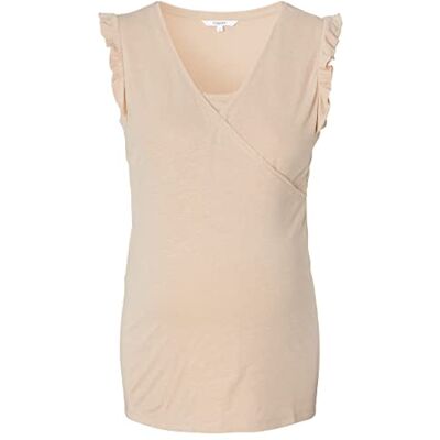 Noppies T-shirt för kvinnor nursing kortärmad mus, Humus P908, 44 Noppies T-shirt för kvinnor nursing kortärmad mus, Humus P908, 44