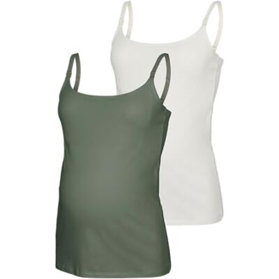MAMALICIOUS MAMA.LICIOUS Mlkerrie Strap JRS Top 2F 2-P Noos, Havsspray, XL MAMALICIOUS MAMA.LICIOUS Mlkerrie Strap JRS Top 2F 2-P Noos, Havsspray, XL