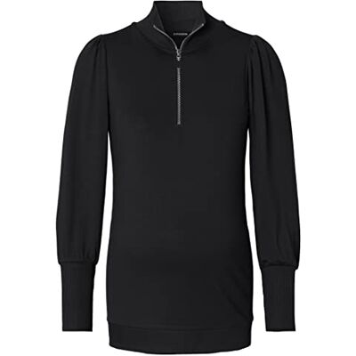 Supermom Damtopp Ashford långärmad T-shirt, Svart – P090, 40 SE Supermom Damtopp Ashford långärmad T-shirt, Svart – P090, 40 SE