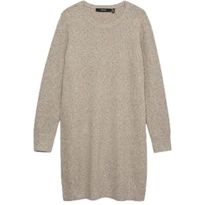 VERO MODA Maternity Vmmdoffy Ls O-hals klänning Ga Noos, Sepia nyans, XL VERO MODA Maternity Vmmdoffy Ls O-hals klänning Ga Noos, Sepia nyans, XL