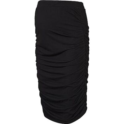 MAMALICIOUS Mlmacy JRS Abk Skirt Hw A. Noos, svart, XS MAMALICIOUS Mlmacy JRS Abk Skirt Hw A. Noos, svart, XS