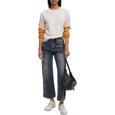 Desigual Jers_FAMA, 1011 kräm, XS, Vit, XS Desigual Jers_FAMA, 1011 kräm, XS, Vit, XS