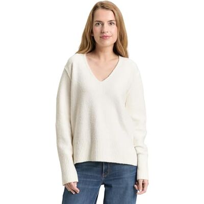 TOM TAILOR damtröja, 10315 viskande vit, 3XL TOM TAILOR damtröja, 10315 viskande vit, 3XL