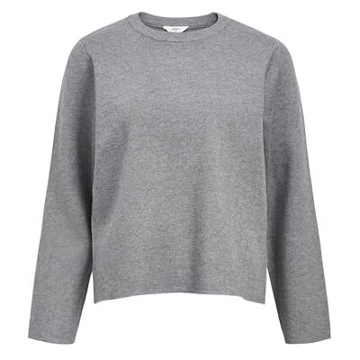 Object Objreynard fyrkantig ärm O-hals Noos, Medium grå melerad, M Object Objreynard fyrkantig ärm O-hals Noos, Medium grå melerad, M