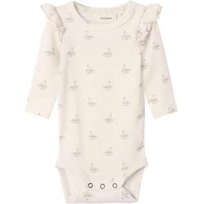 Lil' atelier baby kvinnor Nbfgavo EKO Ls Slim Body Lil Noos, Pastel Parchment, Numeric_86, pastel parchment, numeric_86 Lil' atelier baby kvinnor Nbfgavo EKO Ls Slim Body Lil Noos, Pastel Parchment, Numeric_86, pastel parchment, numeric_86