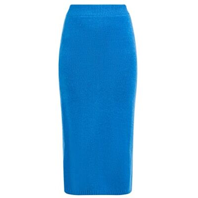 RAKATA Stickad kjol för kvinnor, blå, XS-S RAKATA Stickad kjol för kvinnor, blå, XS-S