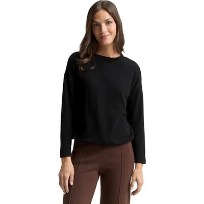 TOM TAILOR Damtröja, 14482 – djup svart, XL TOM TAILOR Damtröja, 14482 – djup svart, XL