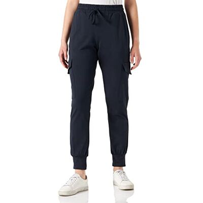 KAFFE Damer klassiska cargobyxor med sidofickor jersey jogging nederdel fritidsbyxor, midnattsbyxor, XS KAFFE Damer klassiska cargobyxor med sidofickor jersey jogging nederdel fritidsbyxor, midnattsbyxor, XS