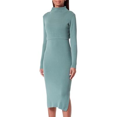 Noppies Damklänning Foumbot Nursing långärmad klänning, Dark Forest N108, 38 Noppies Damklänning Foumbot Nursing långärmad klänning, Dark Forest N108, 38