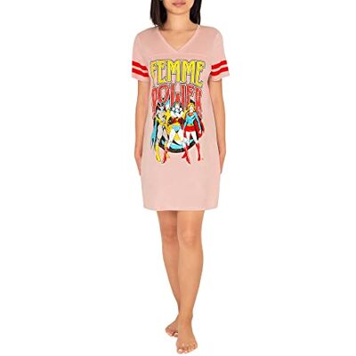 Smart & Sexy Smart+Sexy Pyjamas topp för kvinnor, Blushing Rose 'Femme Power', XL Smart & Sexy Smart+Sexy Pyjamas topp för kvinnor, Blushing Rose 'Femme Power', XL