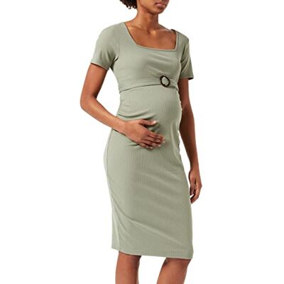 Supermom Dam klänning kortärmad ribbklänning, Sea Spray – P917, 44 SE Supermom Dam klänning kortärmad ribbklänning, Sea Spray – P917, 44 SE