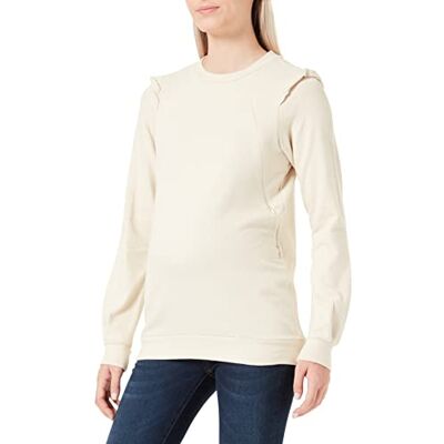 Noppies Maternity Damtopp Olyphant Nursing långärmad t-shirt, Rainy Day-P615, XS Noppies Maternity Damtopp Olyphant Nursing långärmad t-shirt, Rainy Day-P615, XS