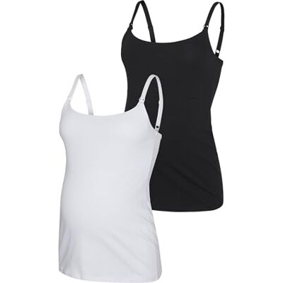 MAMALICIOUS Mama.licious Mlkerrie Strap JRS Top 2F 2-P E. Noos, svart, M MAMALICIOUS Mama.licious Mlkerrie Strap JRS Top 2F 2-P E. Noos, svart, M