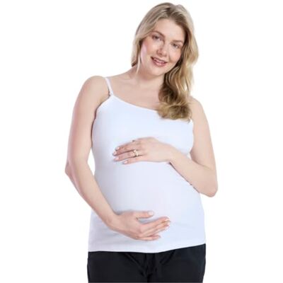 Motherhood Maternity Moderskapet graviditet kvinnors plus-storlek amningsklämma ner kami-tröja Motherhood Maternity Moderskapet graviditet kvinnors plus-storlek amningsklämma ner kami-tröja