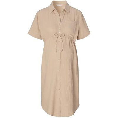 Noppies Maternity Jamaira Nursing Dress kortärmad klänning, Vit – P427, XL Noppies Maternity Jamaira Nursing Dress kortärmad klänning, Vit – P427, XL