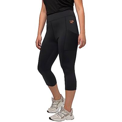 Ulla Popken dam leggings, svart, 50-52 Ulla Popken dam leggings, svart, 50-52