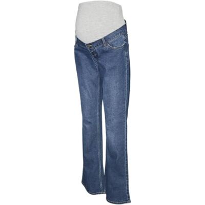 MAMALICIOUS MAMA.LICIOUS Mledina Flared Db Jeans Noos, Mörk medium blå denim, 27W / 32L MAMALICIOUS MAMA.LICIOUS Mledina Flared Db Jeans Noos, Mörk medium blå denim, 27W / 32L