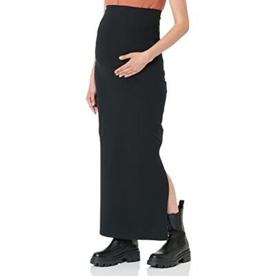 MAMALICIOUS _NOS Dam Mlemma Tub Maxi kjol A. E. Noos kjol, svart, XL MAMALICIOUS _NOS Dam Mlemma Tub Maxi kjol A. E. Noos kjol, svart, XL