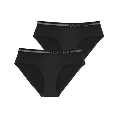 DORINA Damtrosor (2-pack), Svart/svart, S DORINA Damtrosor (2-pack), Svart/svart, S
