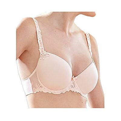 Simone Perele Dam Andora 3D-formad kopp-behå: Fransk T-shirt BH-stil – rosa – 34E Simone Perele Dam Andora 3D-formad kopp-behå: Fransk T-shirt BH-stil – rosa – 34E