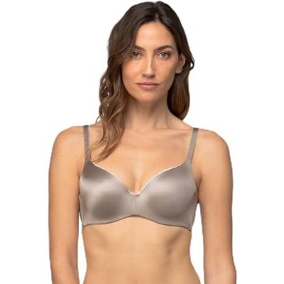 Playtex Korg vadderad behå med bygel för kvinnor 24H Soft Absolu x1, kastanj, 80D Playtex Korg vadderad behå med bygel för kvinnor 24H Soft Absolu x1, kastanj, 80D
