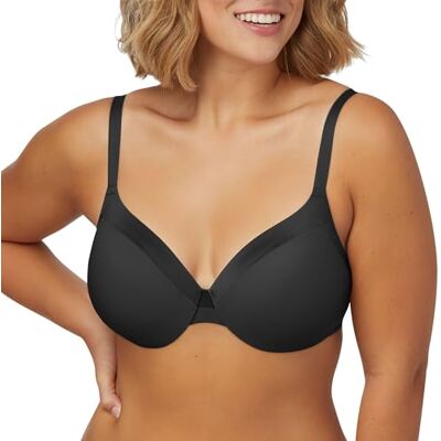 Maidenform Dam Comfort Devotion Extra Coverage BH T-shirt BH, svart, 95B Maidenform Dam Comfort Devotion Extra Coverage BH T-shirt BH, svart, 95B