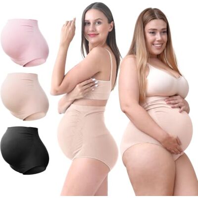 SUNNYBUY Kvinnor Kvinnor Graviditet Sömlösa Sömlösa Moderskap Underkläder Hipster Trosor Över Bumpen SUNNYBUY Kvinnor Kvinnor Graviditet Sömlösa Sömlösa Moderskap Underkläder Hipster Trosor Över Bumpen