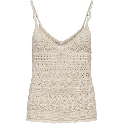 ONLY Onlavina Life Strap Top KNT, ecru, L ONLY Onlavina Life Strap Top KNT, ecru, L