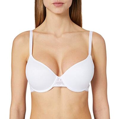 Chantelle Dam Day to Night Co Sg Coque Enveloppant Memory T-shirt BH, Vit, 90C Chantelle Dam Day to Night Co Sg Coque Enveloppant Memory T-shirt BH, Vit, 90C