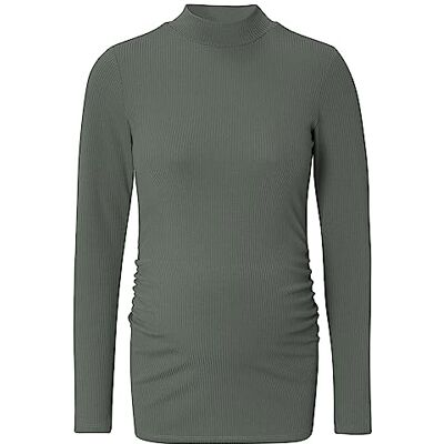 Noppies Sira Rib Top Ls T-shirt för kvinnor, OLIV, XL Noppies Sira Rib Top Ls T-shirt för kvinnor, OLIV, XL