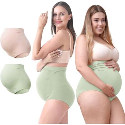 SUNNYBUY Kvinnor Kvinnor Graviditet Sömlösa Sömlösa Moderskap Underkläder Hipster Trosor Över Bumpen SUNNYBUY Kvinnor Kvinnor Graviditet Sömlösa Sömlösa Moderskap Underkläder Hipster Trosor Över Bumpen