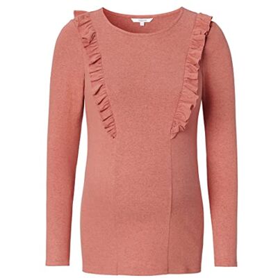 Noppies Maternity Dam Tee Pierson Nursing Långärmad T-shirt, Cedar Wood-P894, XXL Noppies Maternity Dam Tee Pierson Nursing Långärmad T-shirt, Cedar Wood-P894, XXL