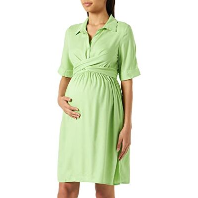 MAMALICIOUS MLELINE LIA 2/4 ABK Shirt Dress 2F A., Jade Lime, XS MAMALICIOUS MLELINE LIA 2/4 ABK Shirt Dress 2F A., Jade Lime, XS