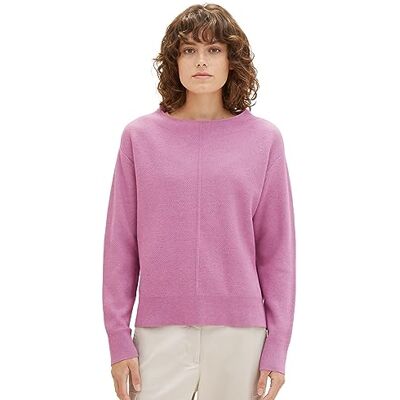 TOM TAILOR Damtröja, 33963 – Mauvy Plum Melange, XL TOM TAILOR Damtröja, 33963 – Mauvy Plum Melange, XL