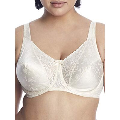 Playtex Secrets Love My Curves, #4422, Behå, signatur, blommig, bygel, heltäckande bh, 80C Playtex Secrets Love My Curves, #4422, Behå, signatur, blommig, bygel, heltäckande bh, 80C