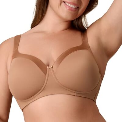 Playtex T-shirt dam BH, Mörk isbrun, 85C Playtex T-shirt dam BH, Mörk isbrun, 85C
