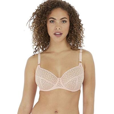Freya Kvinnors stjärnljus bygel balkong K-Cup sidostöd BH dopp, Rosewater, 80M Freya Kvinnors stjärnljus bygel balkong K-Cup sidostöd BH dopp, Rosewater, 80M