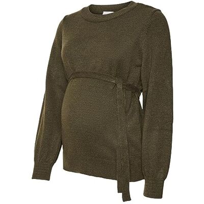 MAMALICIOUS Kvinnors MLNEWANNE L/S stickad topp A. NOOS tröja tröja, grape Leaf, XL, Druva blad, XL MAMALICIOUS Kvinnors MLNEWANNE L/S stickad topp A. NOOS tröja tröja, grape Leaf, XL, Druva blad, XL