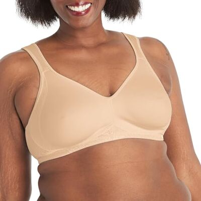 Playtex 18 Hour Utjämnande bygelfri bh för kvinnor, t-shirt-bh, plusstorlek finns tillgängligt, syns inte, 4049, NAKEN, 80C Playtex 18 Hour Utjämnande bygelfri bh för kvinnor, t-shirt-bh, plusstorlek finns tillgängligt, syns inte, 4049, NAKEN, 80C