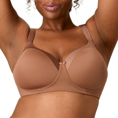 Playtex T-shirt dam BH, Bronserad kastanj, 85C Playtex T-shirt dam BH, Bronserad kastanj, 85C