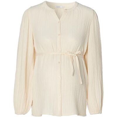 Noppies Maternity dam Joy Nursing blus långärmad blus, Vit N126, XL Noppies Maternity dam Joy Nursing blus långärmad blus, Vit N126, XL