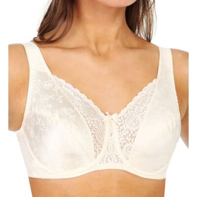 Playtex Secrets Love My Curves, #4422, Behå, signatur, blommig, bygel, heltäckande bh, 90C Playtex Secrets Love My Curves, #4422, Behå, signatur, blommig, bygel, heltäckande bh, 90C