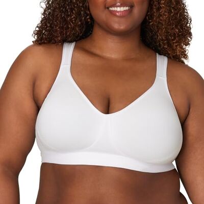 Playtex dam heltäckande BH, Vit – bomullsstretch, 80D Playtex dam heltäckande BH, Vit – bomullsstretch, 80D