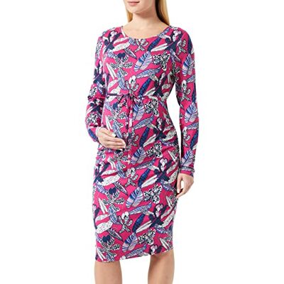 Noppies Maternity Dam klänning Austin långärmad all over tryck klänning, fuchsia röd-N047, S, Fuchsia Röd – N047, 36 Noppies Maternity Dam klänning Austin långärmad all over tryck klänning, fuchsia röd-N047, S, Fuchsia Röd – N047, 36