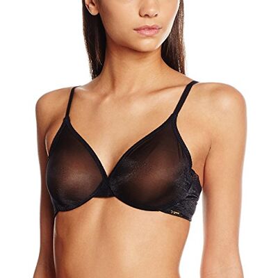 Gossard Dam Glossies Sheer gjuten BH, svart (svart), 85G Gossard Dam Glossies Sheer gjuten BH, svart (svart), 85G