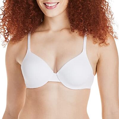 Hanes Kvinnors Ultimate T-Shirt Soft Foam Underwire, Vit, 90B Hanes Kvinnors Ultimate T-Shirt Soft Foam Underwire, Vit, 90B