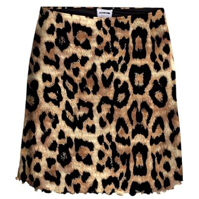 NOISY MAY NMLESLEY NW A-SHAPE SKIRT FWD LX, Natural/leo, M NOISY MAY NMLESLEY NW A-SHAPE SKIRT FWD LX, Natural/leo, M