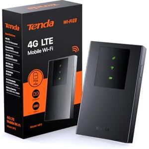 Tenda MF3 bärbar WiFi-tvål med SIM-kort, WiFi-router med SIM-kort, 4G LTE Cat4 tvål 150 Mbps, Wifi 6 AX300Mbps, uppladdningsbart batteri, USB-C-port, enkel installation, WPA3, Roamingtrafik Tenda MF3 bärbar WiFi-tvål med SIM-kort, WiFi-router med SIM-kort, 4G LTE Cat4 tvål 150 Mbps, Wifi 6 AX300Mbps, uppladdningsbart batteri, USB-C-port, enkel installation, WPA3, Roamingtrafik